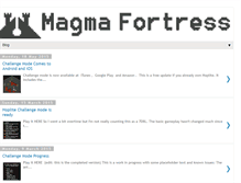 Tablet Screenshot of magmafortress.com